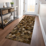 dalyn bozeman bm2 brown rug