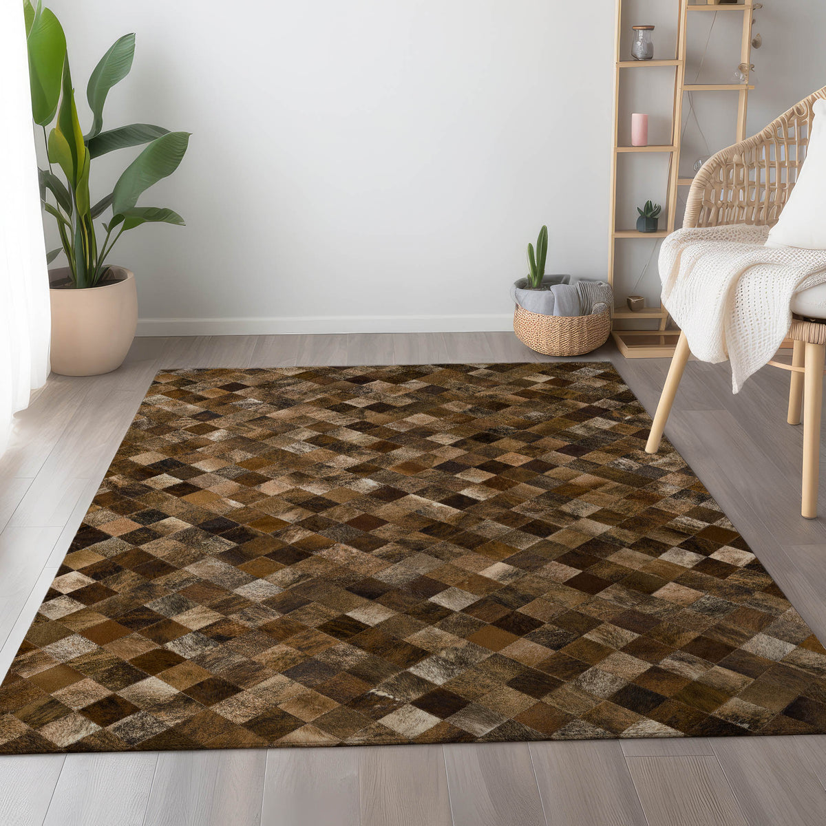 dalyn bozeman bm2 brown rug