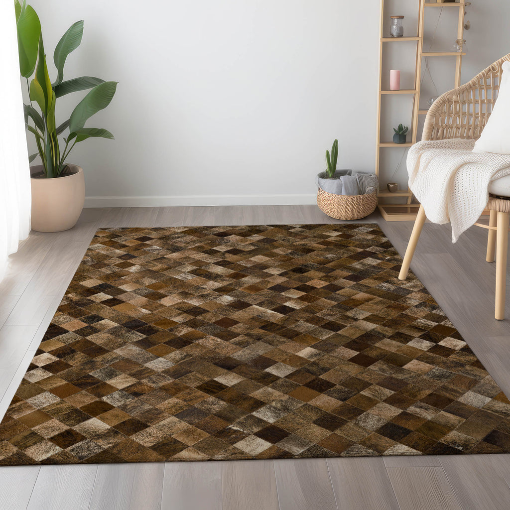 dalyn bozeman bm2 brown rug