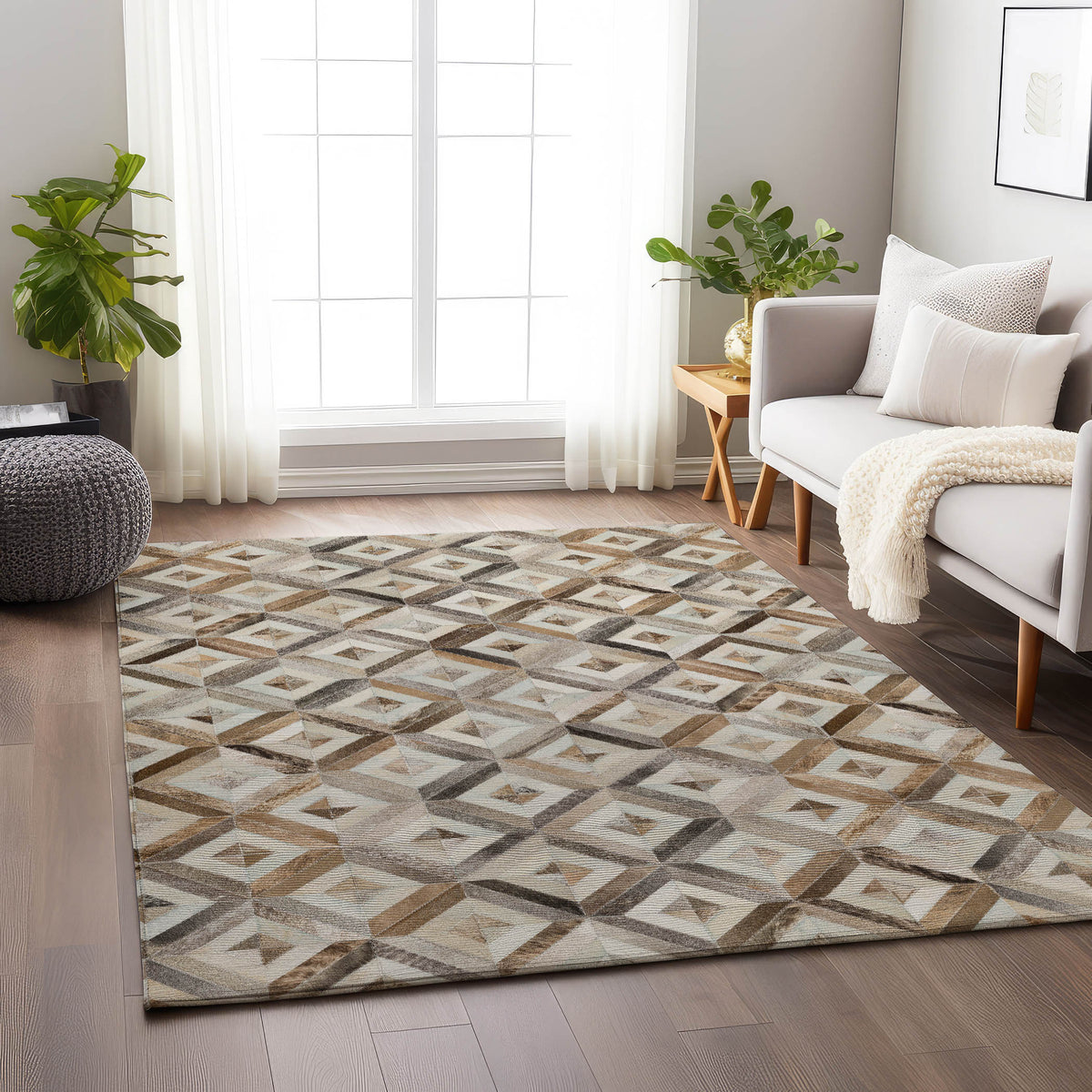 dalyn bozeman bm7 gray rug