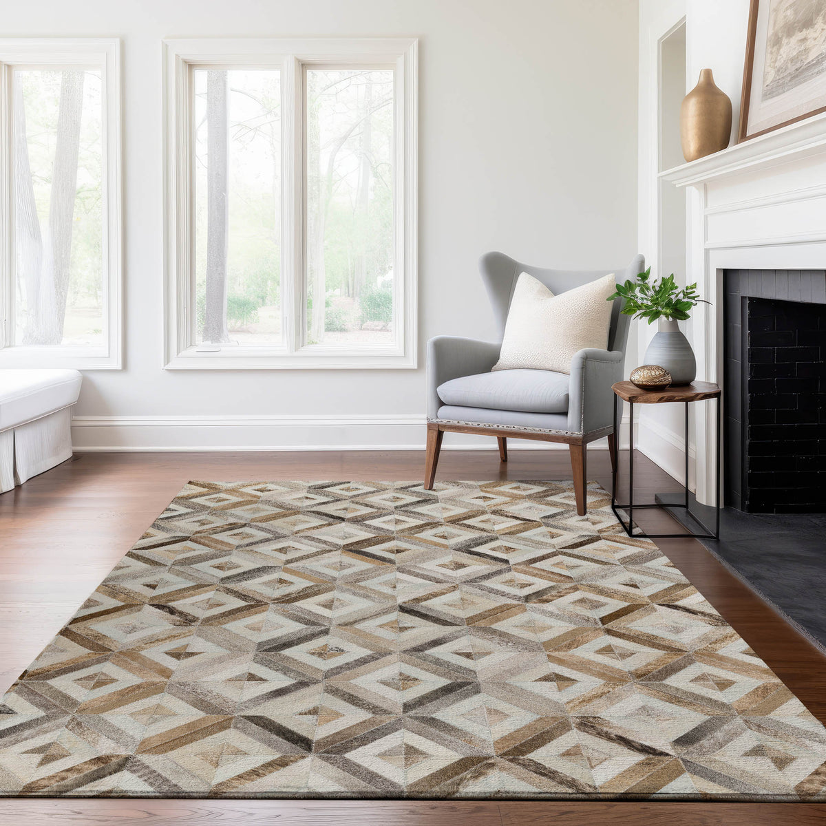 dalyn bozeman bm7 gray rug