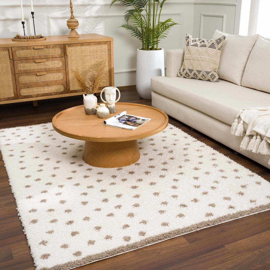 Hauteloom Chaia SBMMFIANAA2 Beige Machine Made Polyester Rug