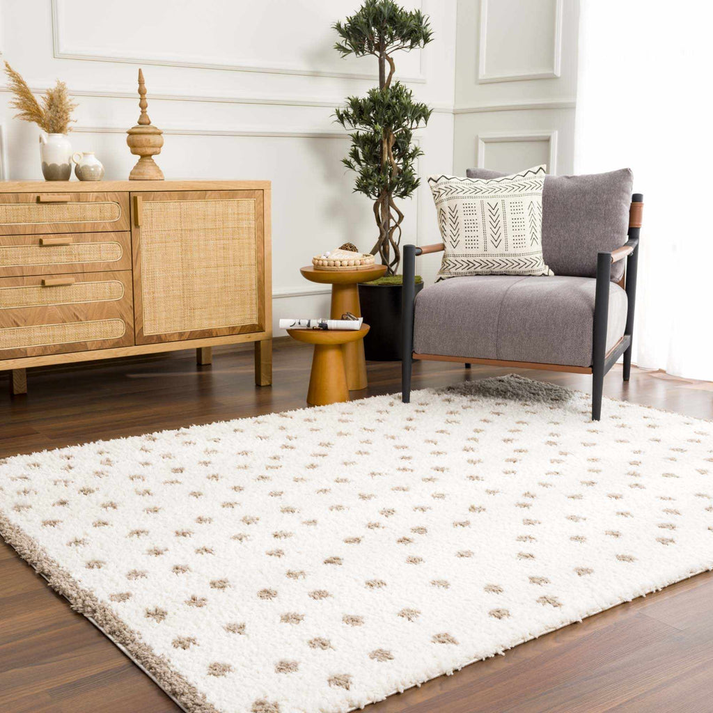 Hauteloom Chaia SBMMFIANAA2 Beige Machine Made Polyester Rug