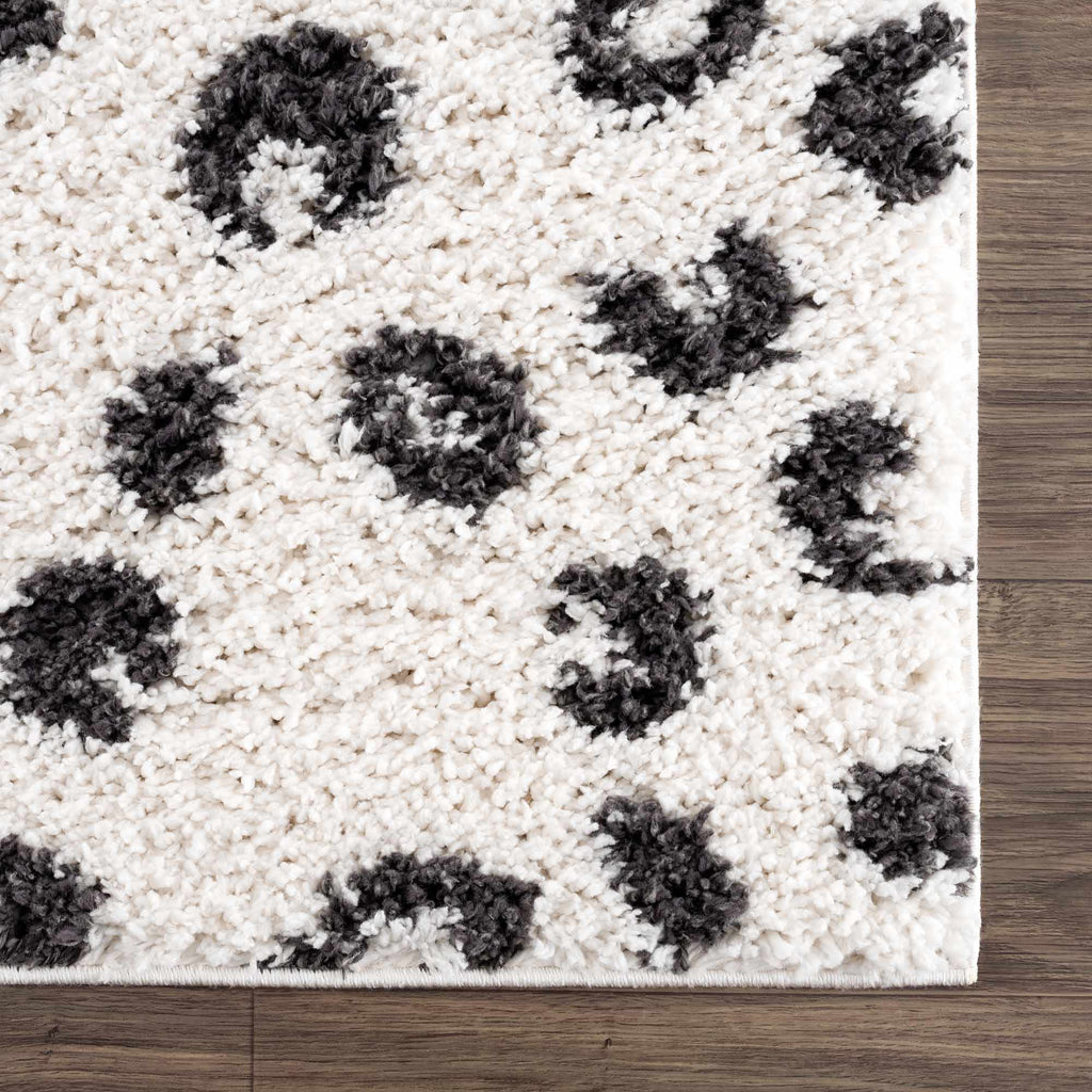 Hauteloom Zhen SBMMZHEN8A1 White Machine Made Polyester Rug