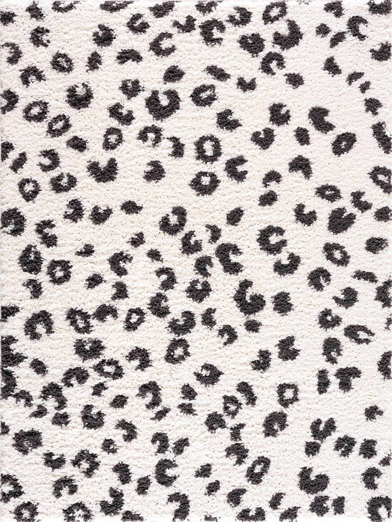 Hauteloom Zhen SBMMZHEN8A1 White Machine Made Polyester Rug