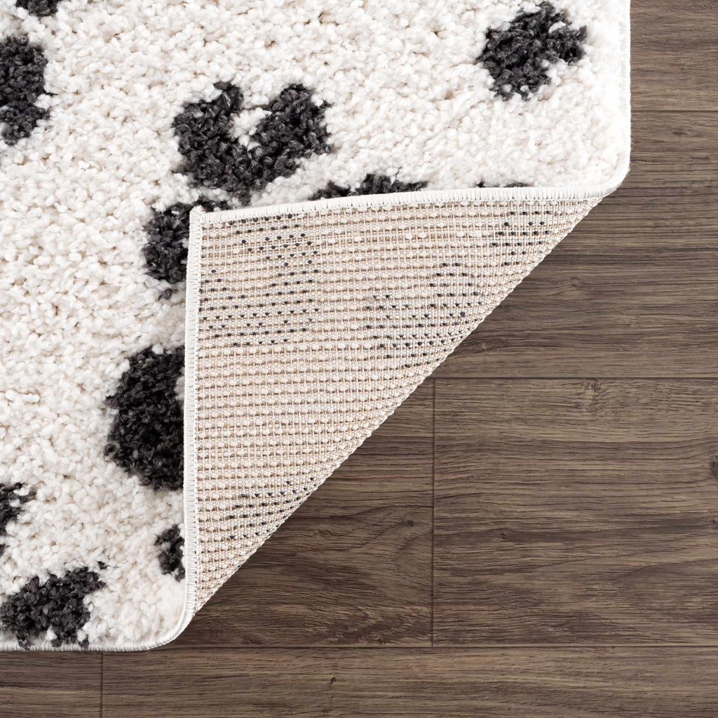 Hauteloom Zhen SBMMZHEN8A1 White Machine Made Polyester Rug