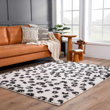 Hauteloom Zhen SBMMZHEN8A1 White Machine Made Polyester Rug