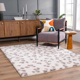 Hauteloom Zhen SBMMZHEN8A2 White Machine Made Polyester Rug