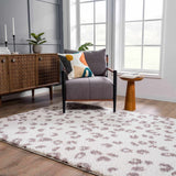 Hauteloom Zhen SBMMZHEN8A2 White Machine Made Polyester Rug