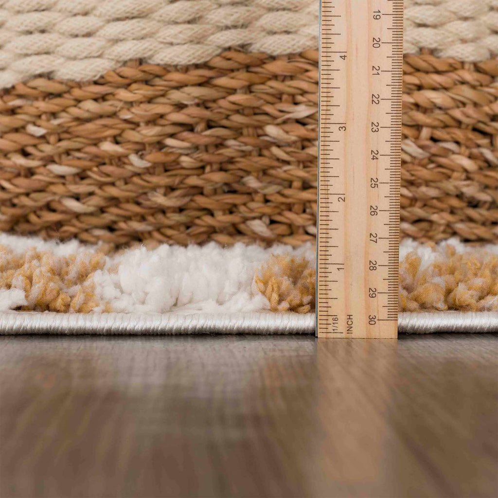 Hauteloom Altin SBMMALTINA1 White Machine Made Polyester Rug