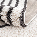 Hauteloom Bauer SBMMBAUERA1 White Machine Made Polyester Rug