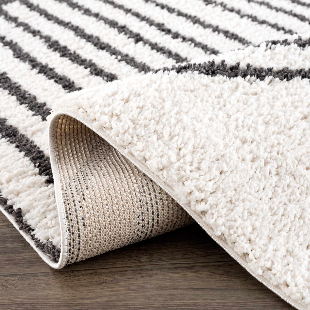 Hauteloom Bauer SBMMBAUERA1 White Machine Made Polyester Rug
