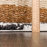 Hauteloom Bauer SBMMBAUERA1 White Machine Made Polyester Rug