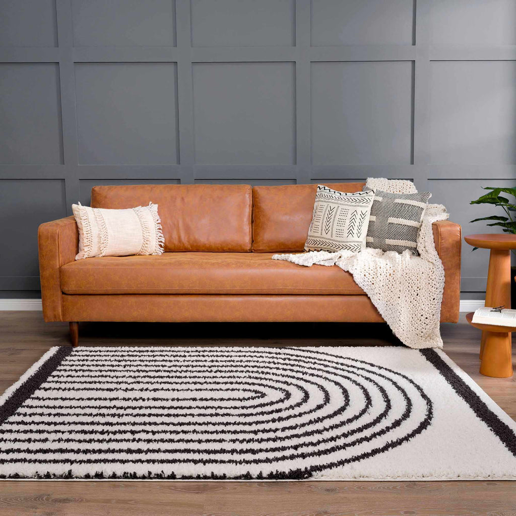 Hauteloom Bauer SBMMBAUERA1 White Machine Made Polyester Rug