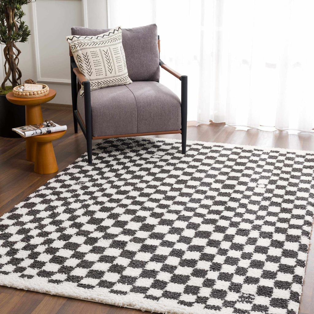 Hauteloom Kieu SBMMIVRITA1 Gray Machine Made Polyester Rug