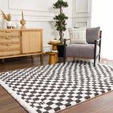 Hauteloom Kieu SBMMIVRITA1 Gray Machine Made Polyester Rug