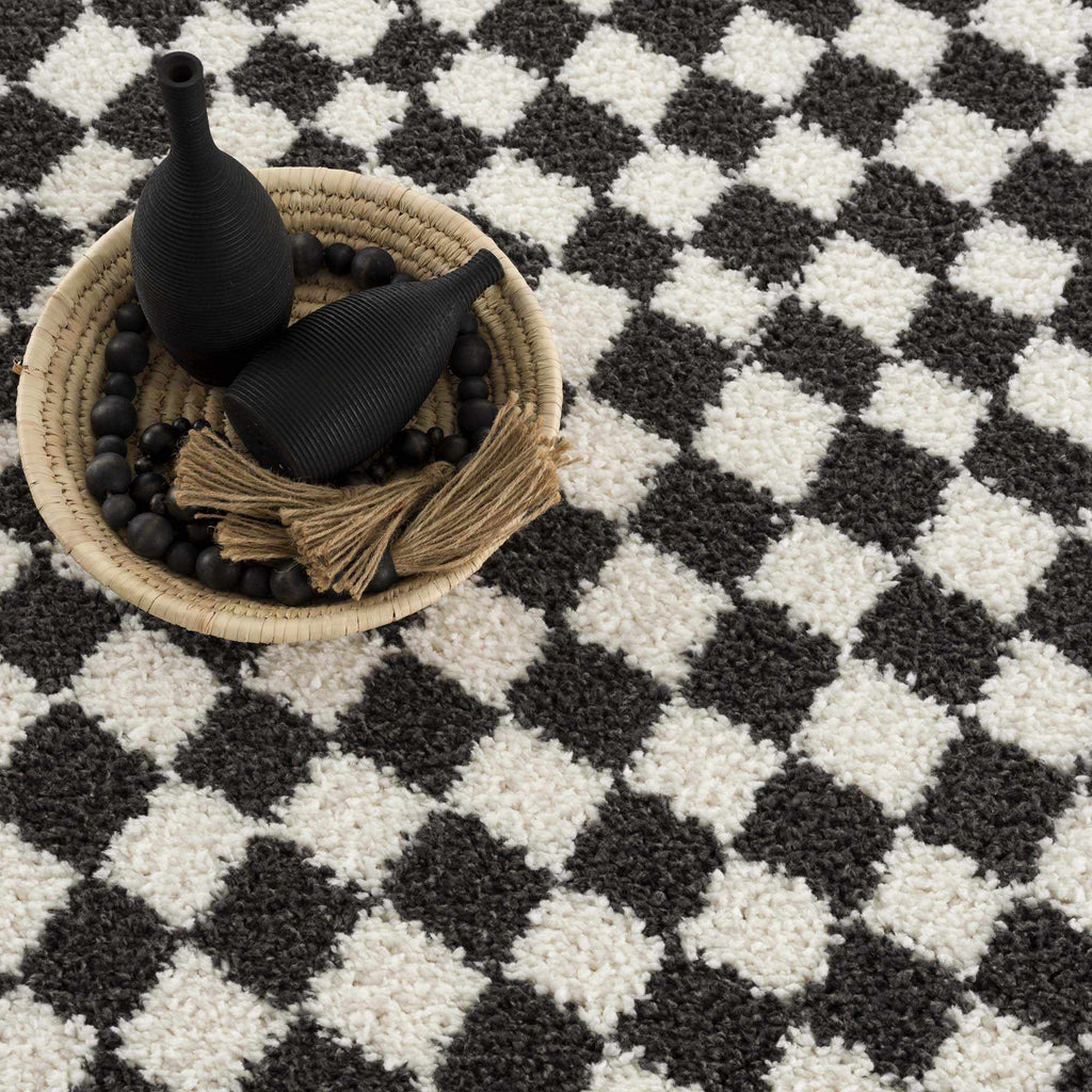 Hauteloom Kieu SBMMIVRITA1 Gray Machine Made Polyester Rug