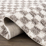Hauteloom Kieu SBMMIVRITA2 Light Gray Machine Made Polyester Rug