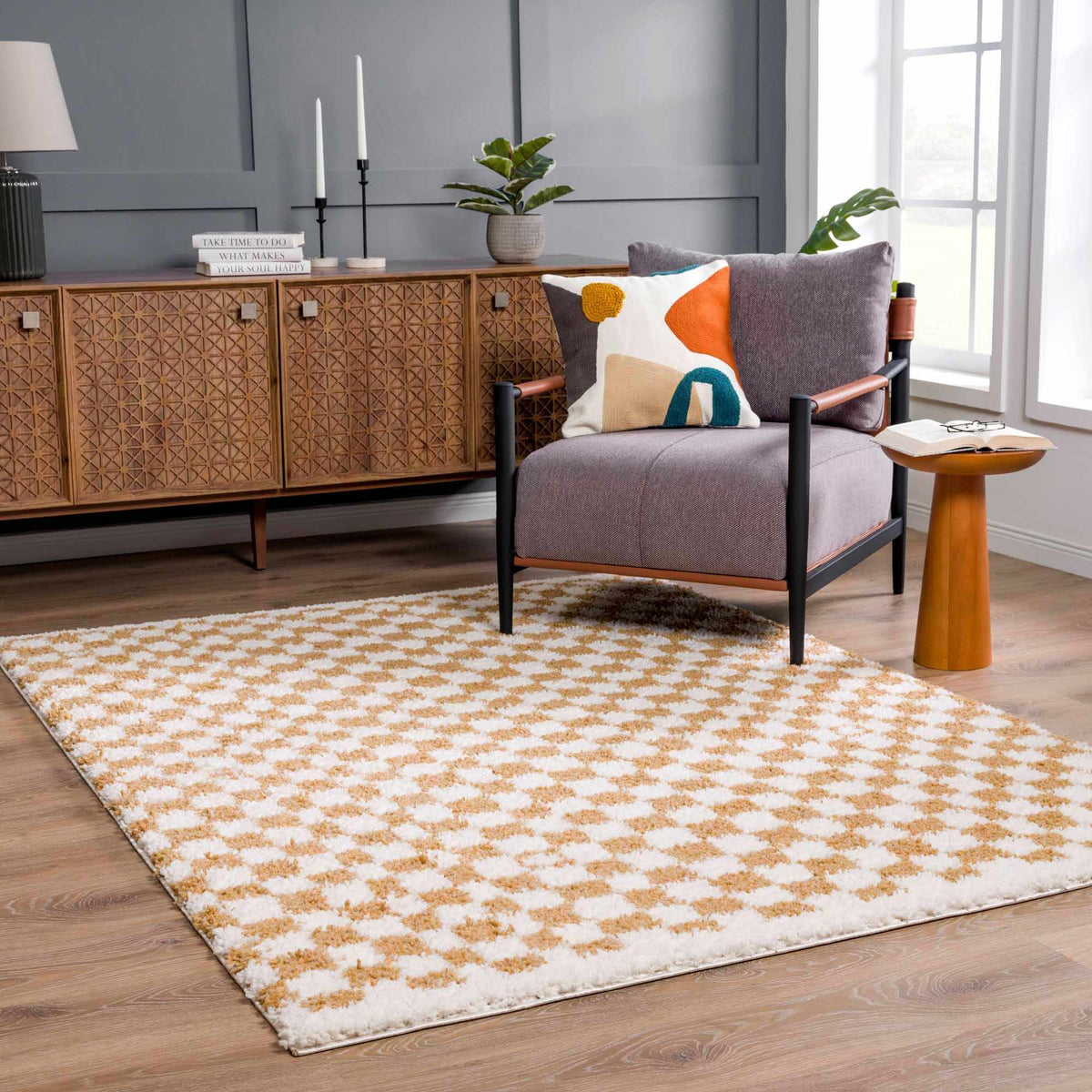 Hauteloom Kieu SBMMKIEU8A2 Ivory Machine Made Polyester Rug