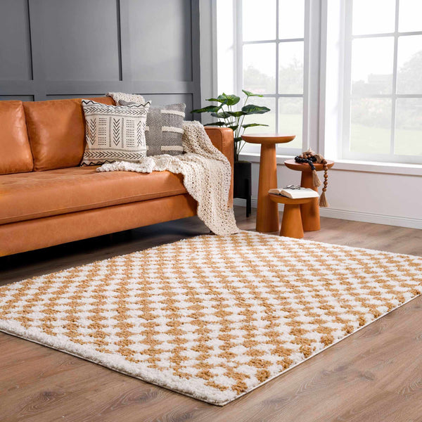 Hauteloom Kieu SBMMKIEU8A2 Ivory Machine Made Polyester Rug