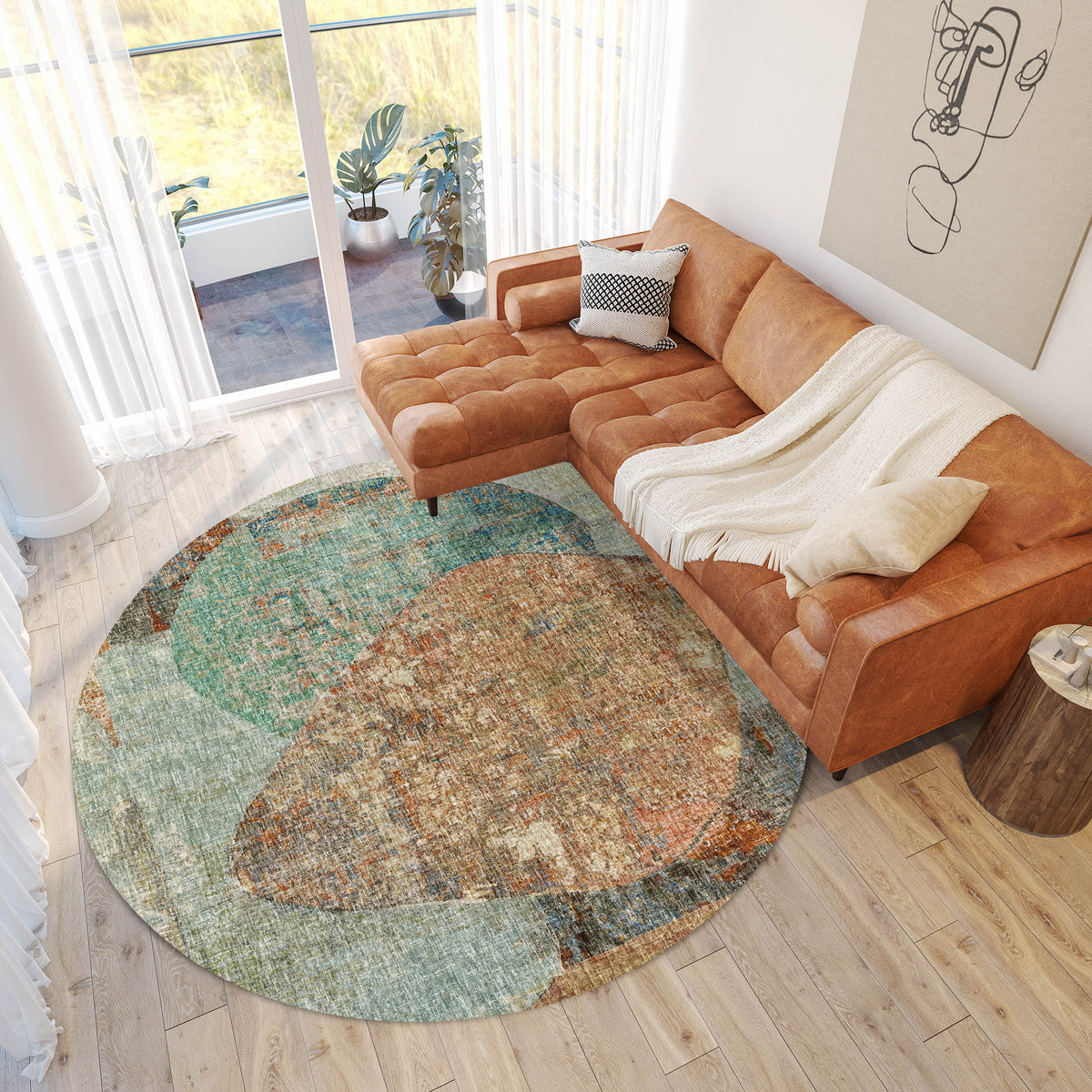 dalyn boca bo11 teal rug