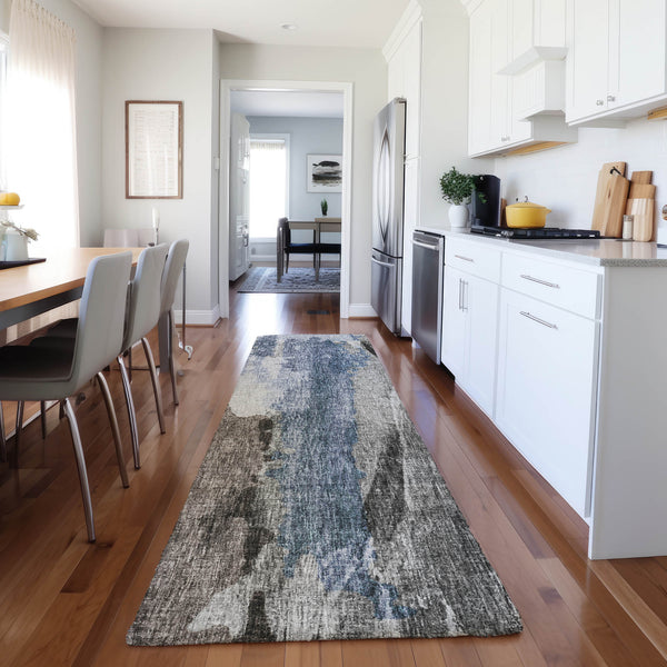 dalyn boca bo6 pewter rug