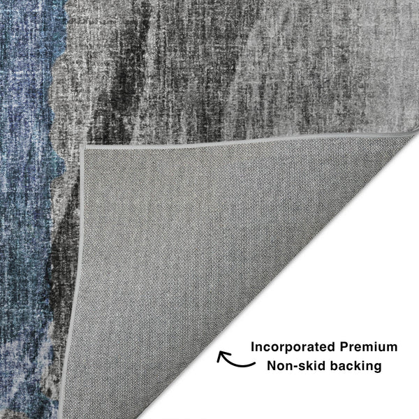dalyn boca bo6 pewter rug