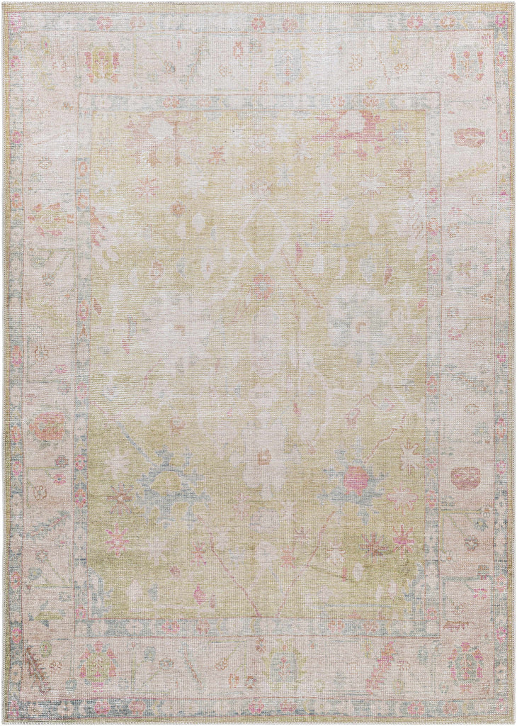 Hauteloom Bozkurt BOZK Light Brown Machine Made Polyester Rug