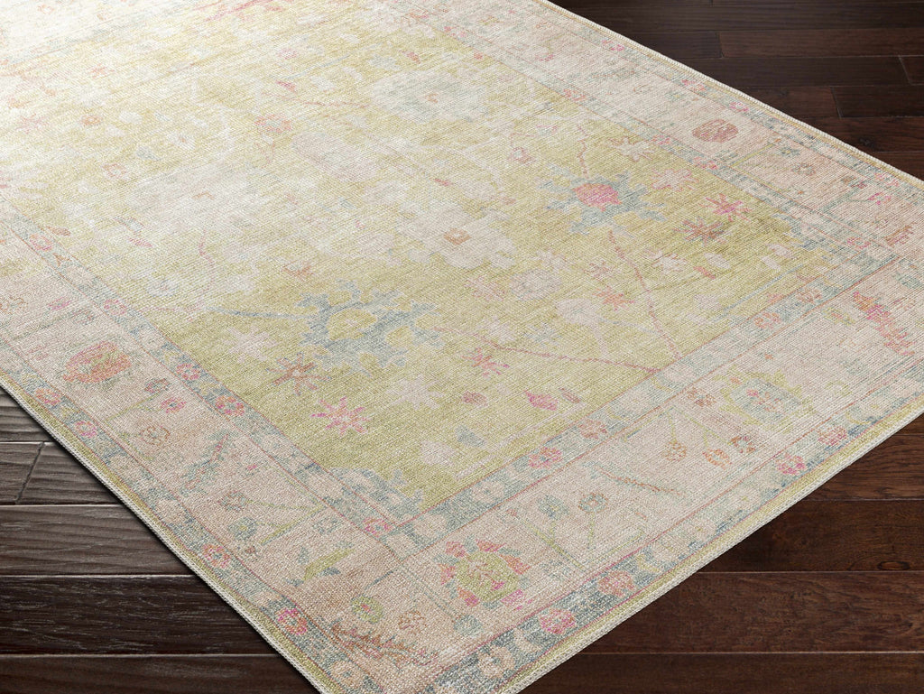 Hauteloom Bozkurt BOZK Light Brown Machine Made Polyester Rug