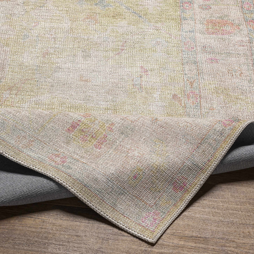 Hauteloom Bozkurt BOZK Light Brown Machine Made Polyester Rug
