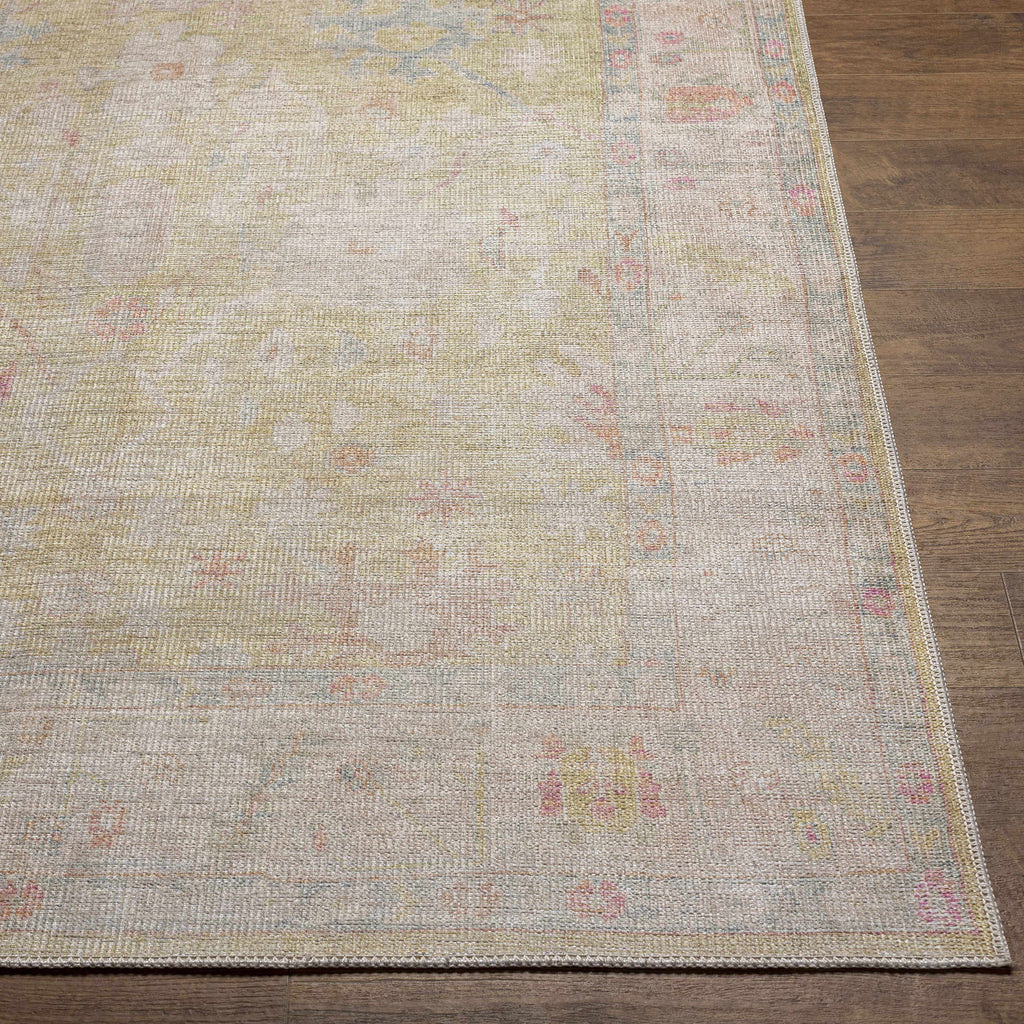 Hauteloom Bozkurt BOZK Light Brown Machine Made Polyester Rug