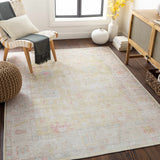 Hauteloom Bozkurt BOZK Light Brown Machine Made Polyester Rug