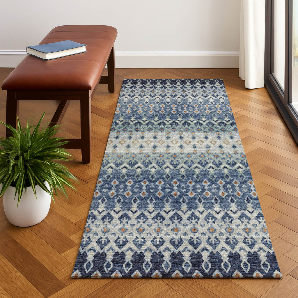 dalyn brisbane br1 indigo rug