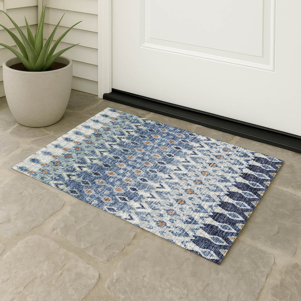 dalyn brisbane br1 indigo rug