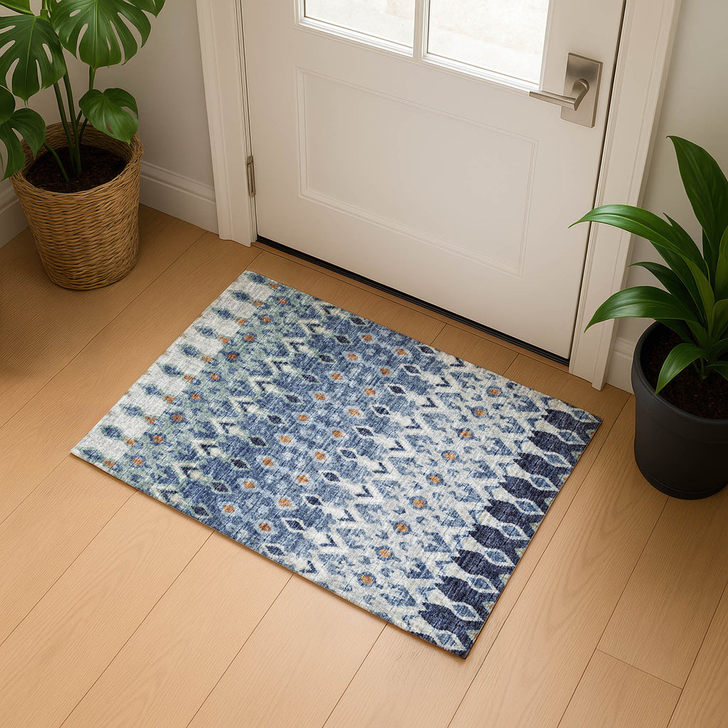 dalyn brisbane br1 indigo rug