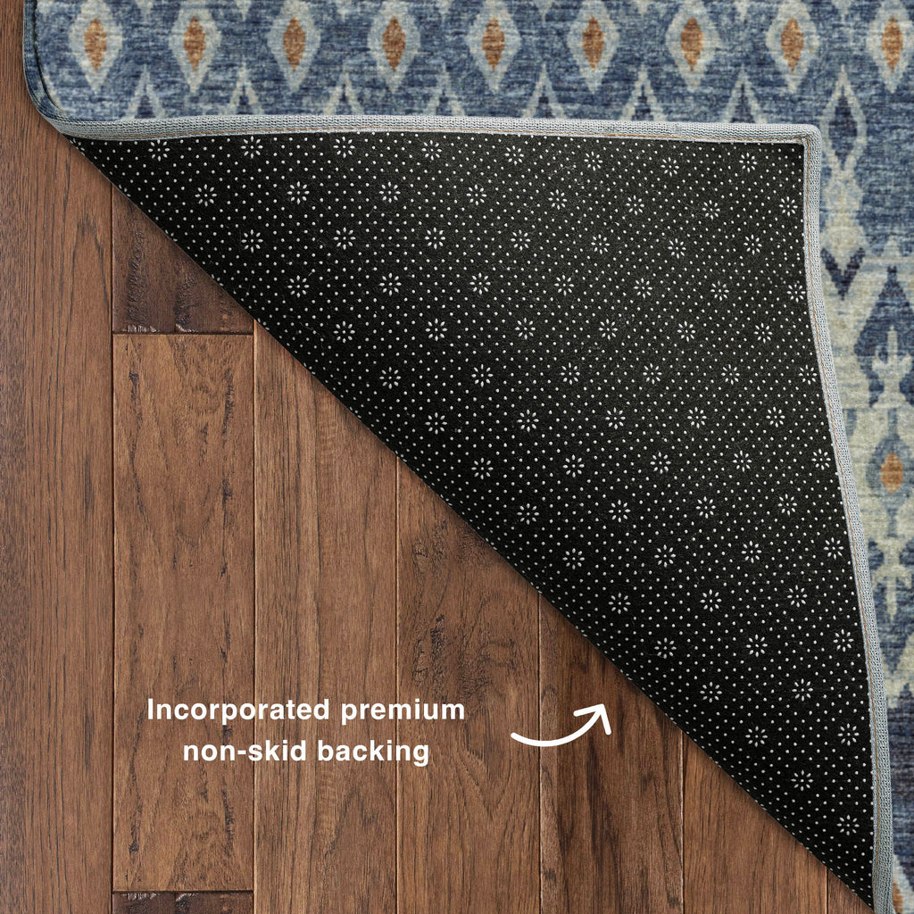 dalyn brisbane br1 indigo rug
