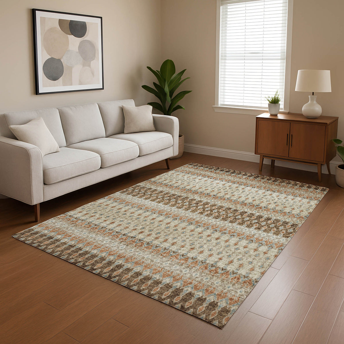 dalyn brisbane br1 mocha rug
