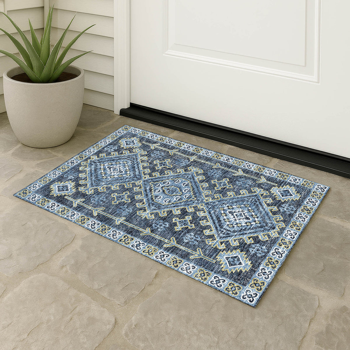 dalyn brisbane br2 navy rug