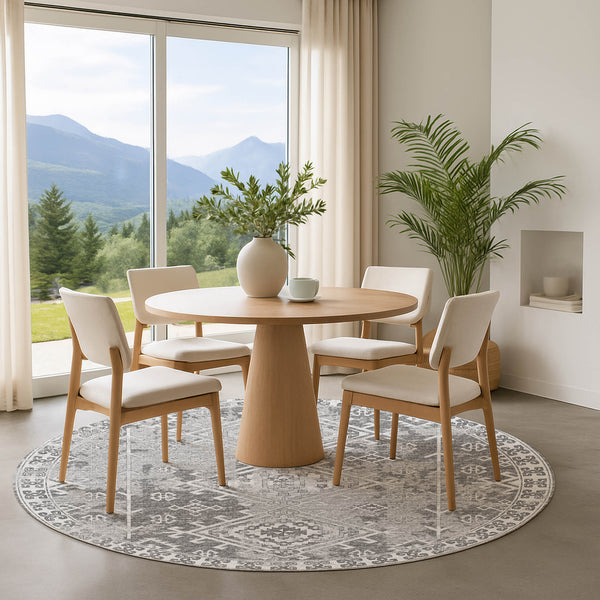 dalyn brisbane br2 silver rug