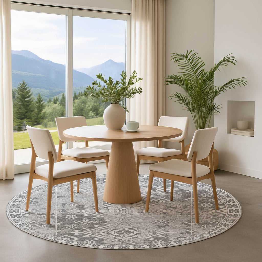 dalyn brisbane br2 silver rug