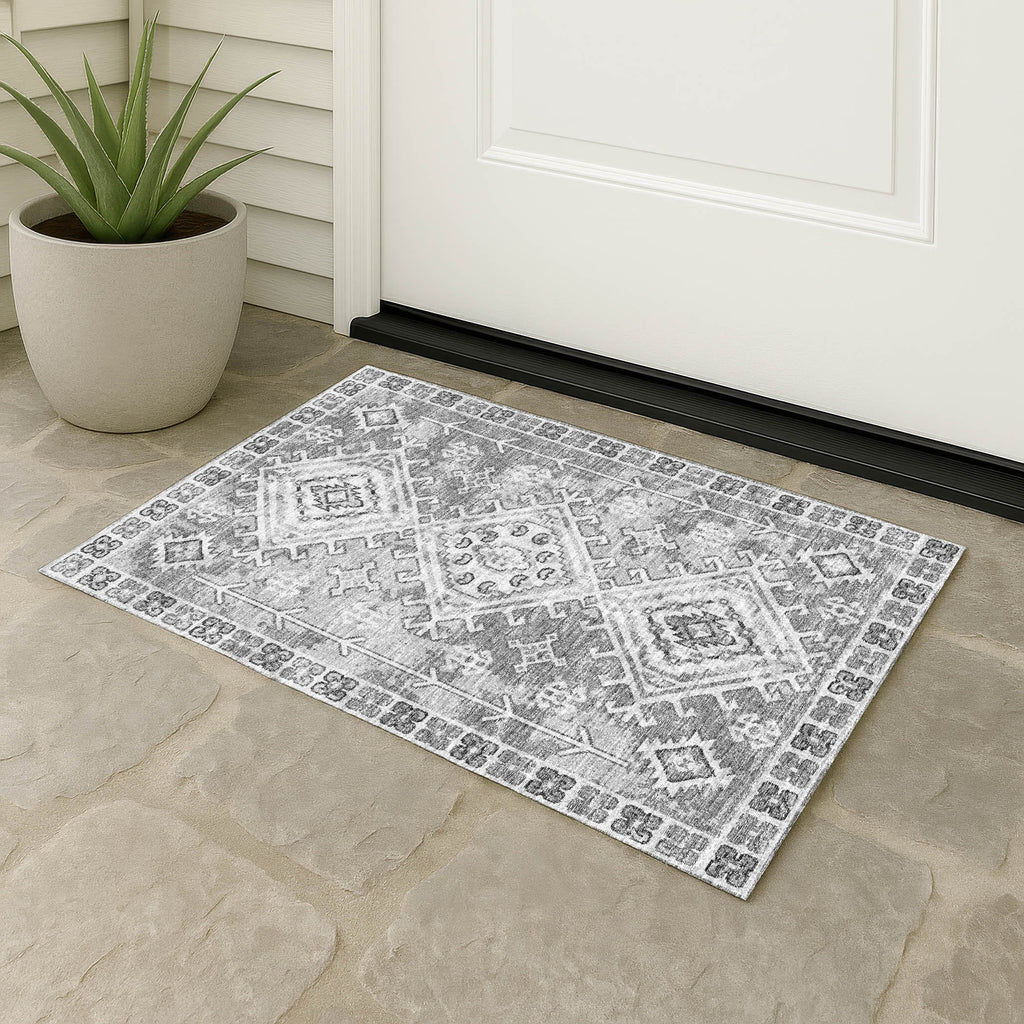 dalyn brisbane br2 silver rug