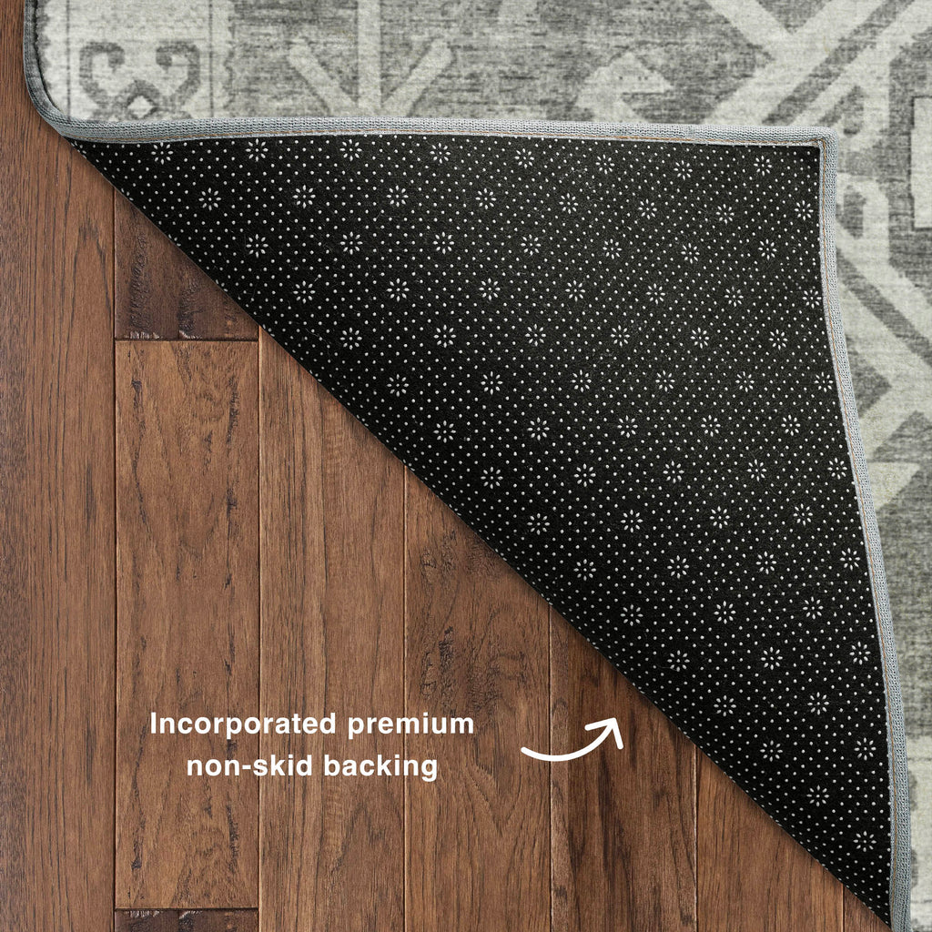 dalyn brisbane br2 silver rug