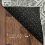 dalyn brisbane br2 silver rug