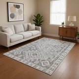 dalyn brisbane br2 silver rug