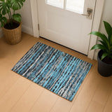dalyn brisbane br4 teal rug