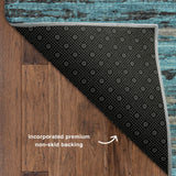 dalyn brisbane br4 teal rug