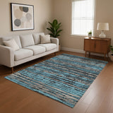 dalyn brisbane br4 teal rug