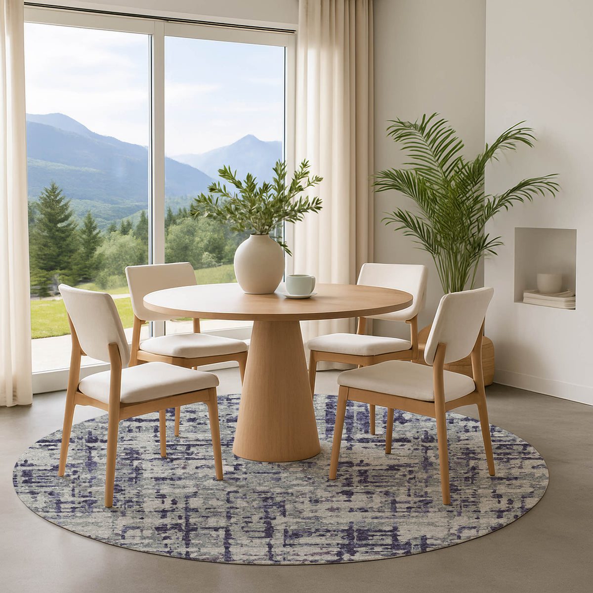 dalyn brisbane br5 eggplant rug