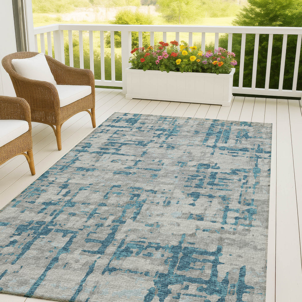 dalyn brisbane br5 teal rug