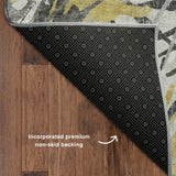 dalyn brisbane br6 gold rug